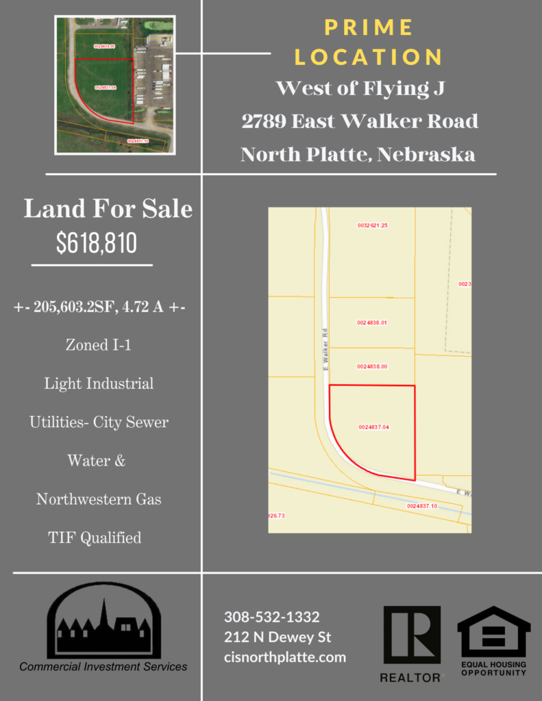 Walker Road Ground West of Busy Truck Stop - 2789 E Walker Road, North Platte, NE 69101