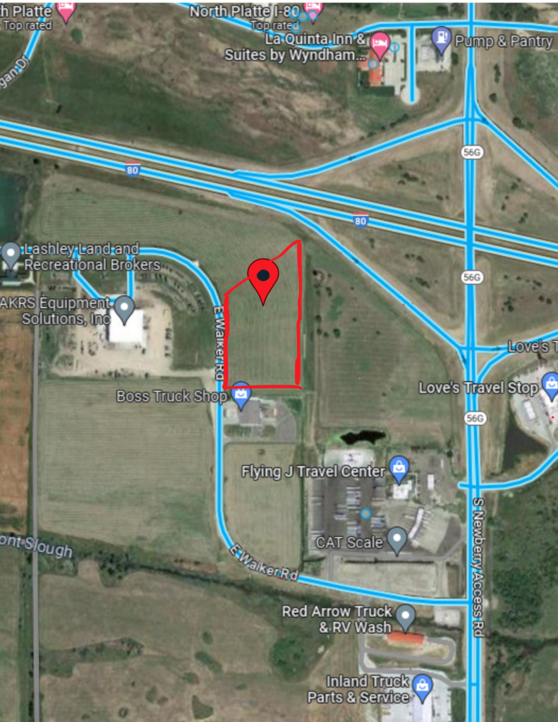 Commercial Land Near Interstate Exit - 2735 E Walker Road, North Platte, NE 69101